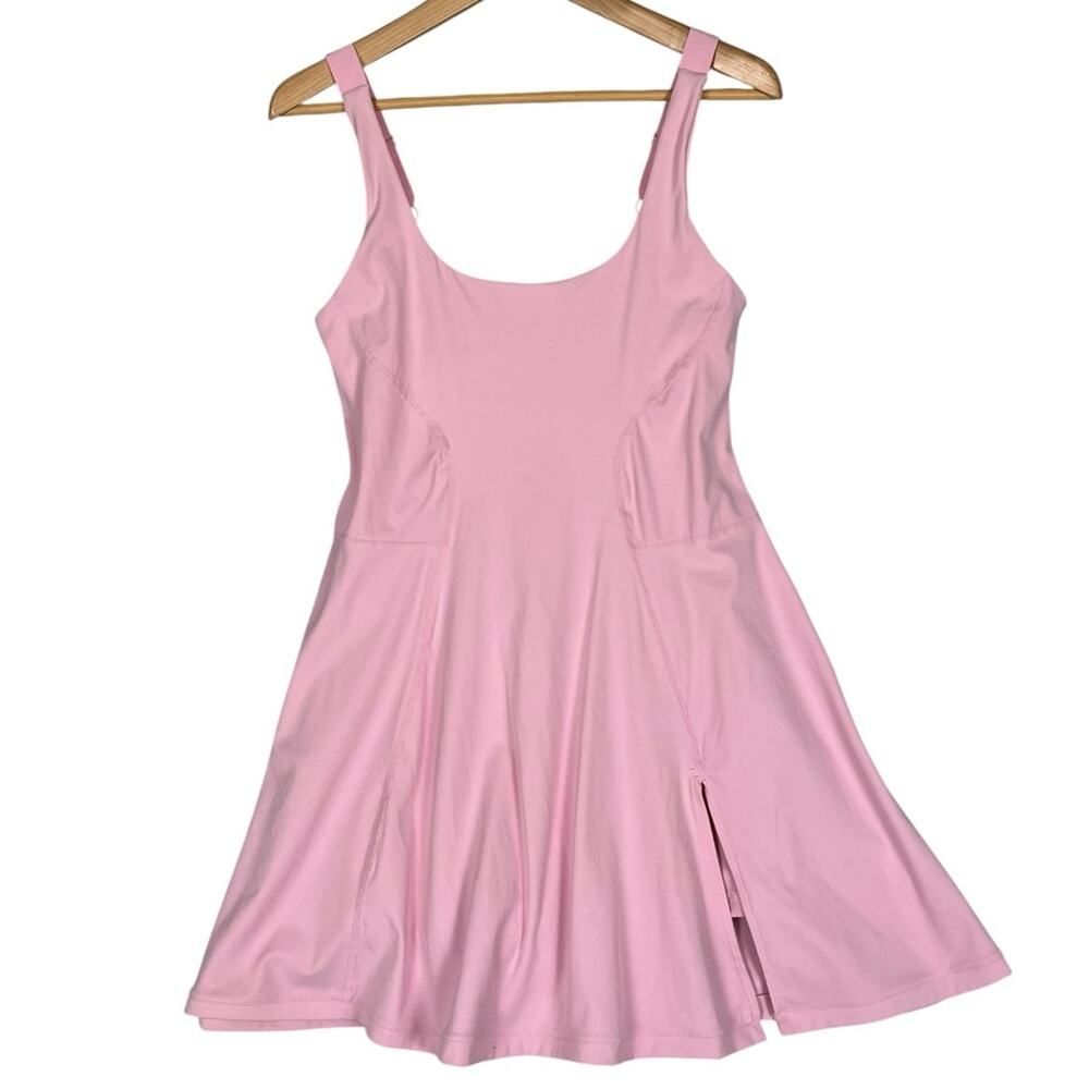 Pink Tennis Dress Womens Medium Fitness Pickleball Golf Built In Shorts Skort